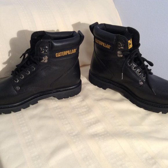 CATERPILLAR Men's 'Second Shift' Black Work Boot with Soft Toe NWOT. Size 10 M. - Picture 4 of 4